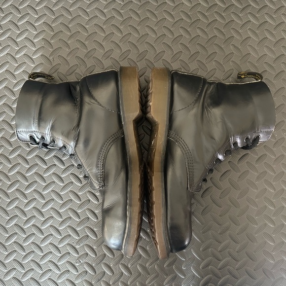 Vintage Dr. Martens Steel Toe Boots UK 9 US 10 Made in England Satra P942 1997 - Picture 5 of 10